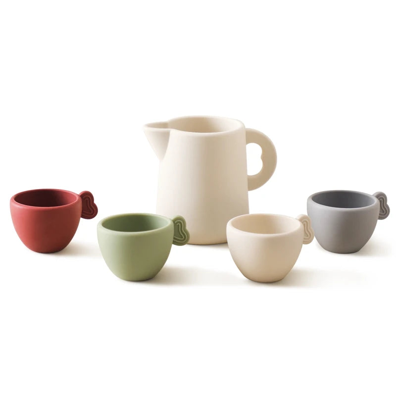 Little Sips Tea Set – Montessori Wooden & Silicone Tea Kit